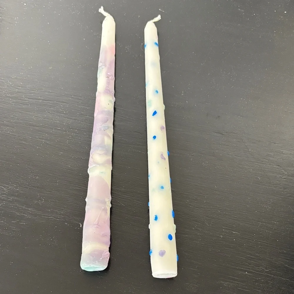 Colorful Taper Candles for Home Parties